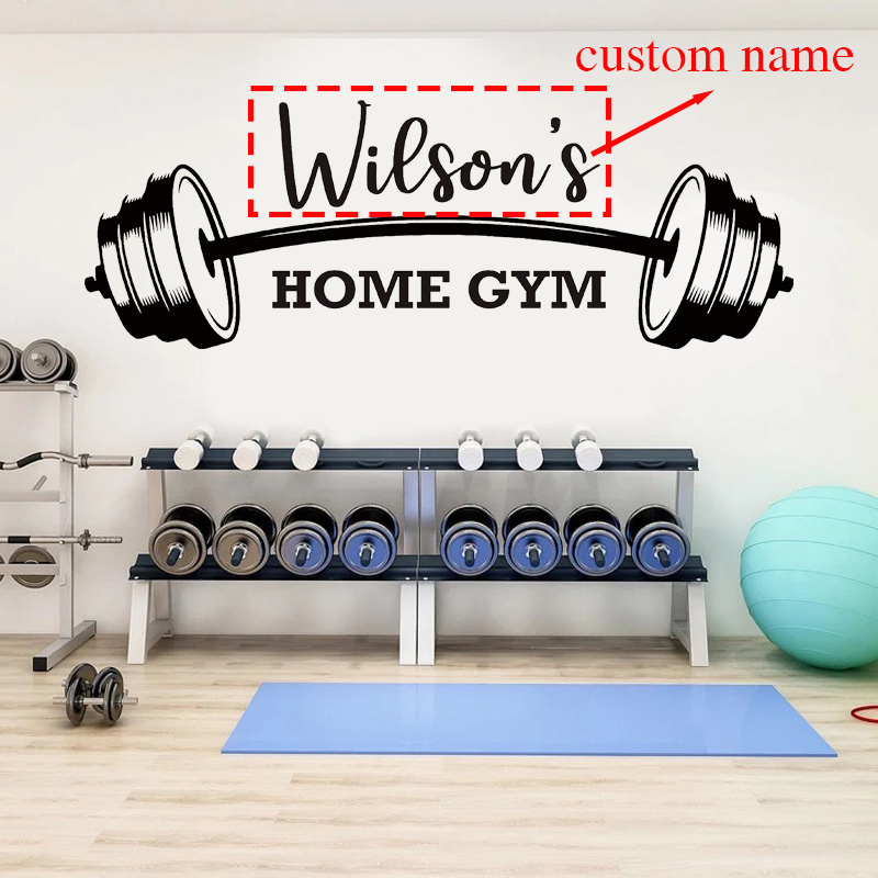Home Gym Names - شخصية المنزل الصالة الرياضية اسم الجدار