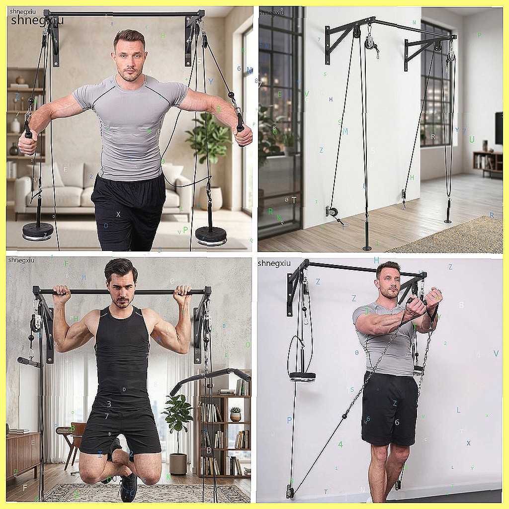 Home Gym Diy Pulley System - نظام بكرة تمارين اللياقة البدنية المثبت
