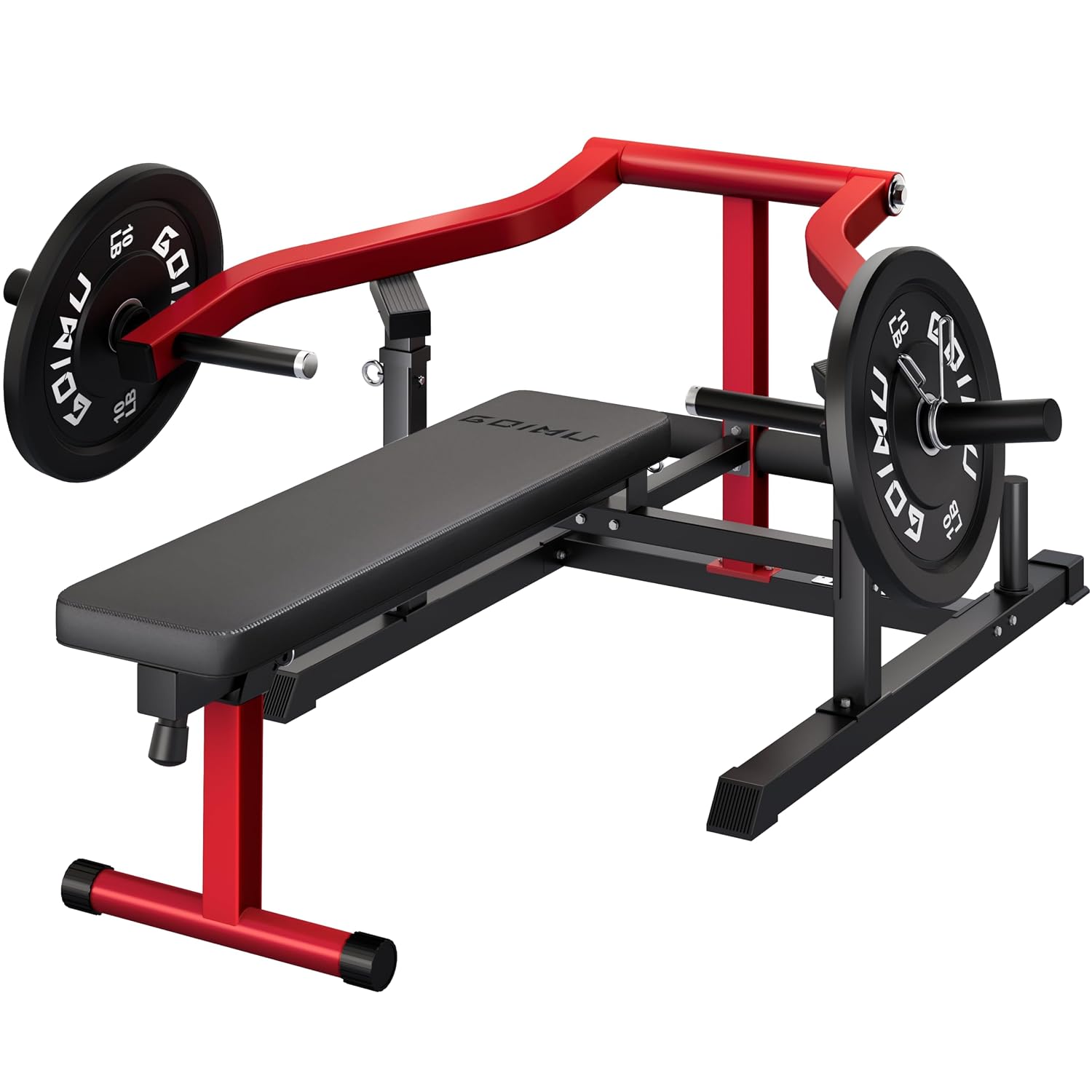 Home Gym Custom - جهاز ضغط الصدر بأذرع متقاربة، مقعد
