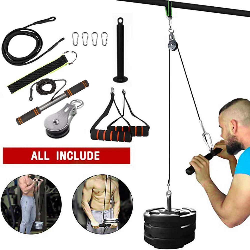 Home Gym Diy Pulley System - نظام كابل بكرة اللياقة البدنية DIY