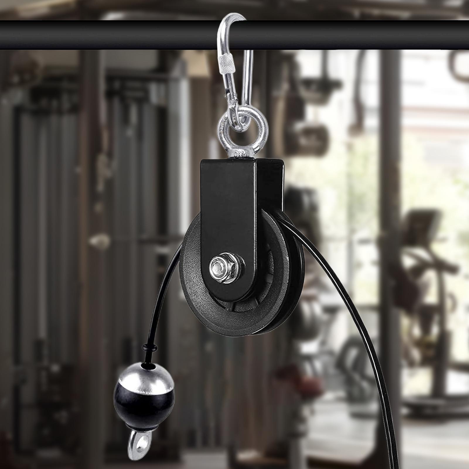 نظام بكرات رياضية شديد التحمل، - مراجعة Home Gym Diy Pulley System وسعره