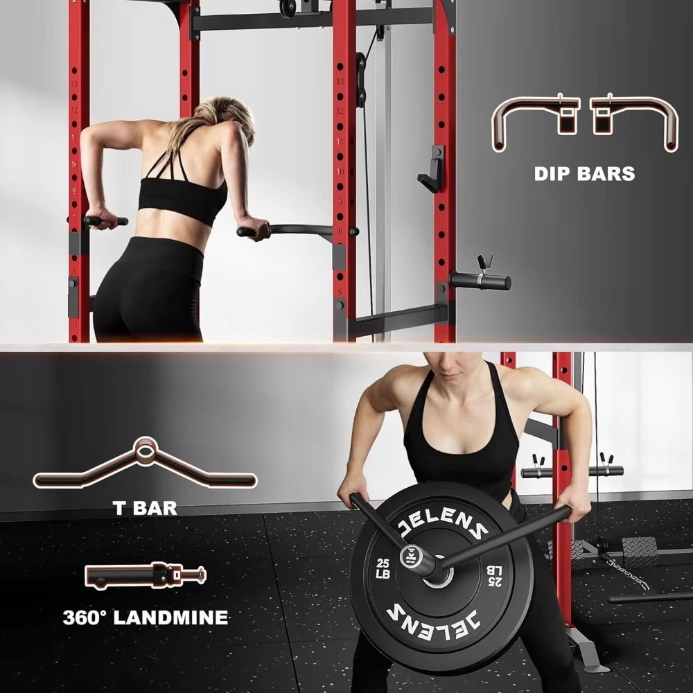 S21 Power Cage رف متعدد الوظائ - مراجعة Home Gym Cable وسعره