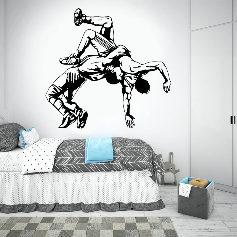 المصارعة رمي صور مطبوعة للحوائ - مراجعة Home Gym Aesthetic وسعره