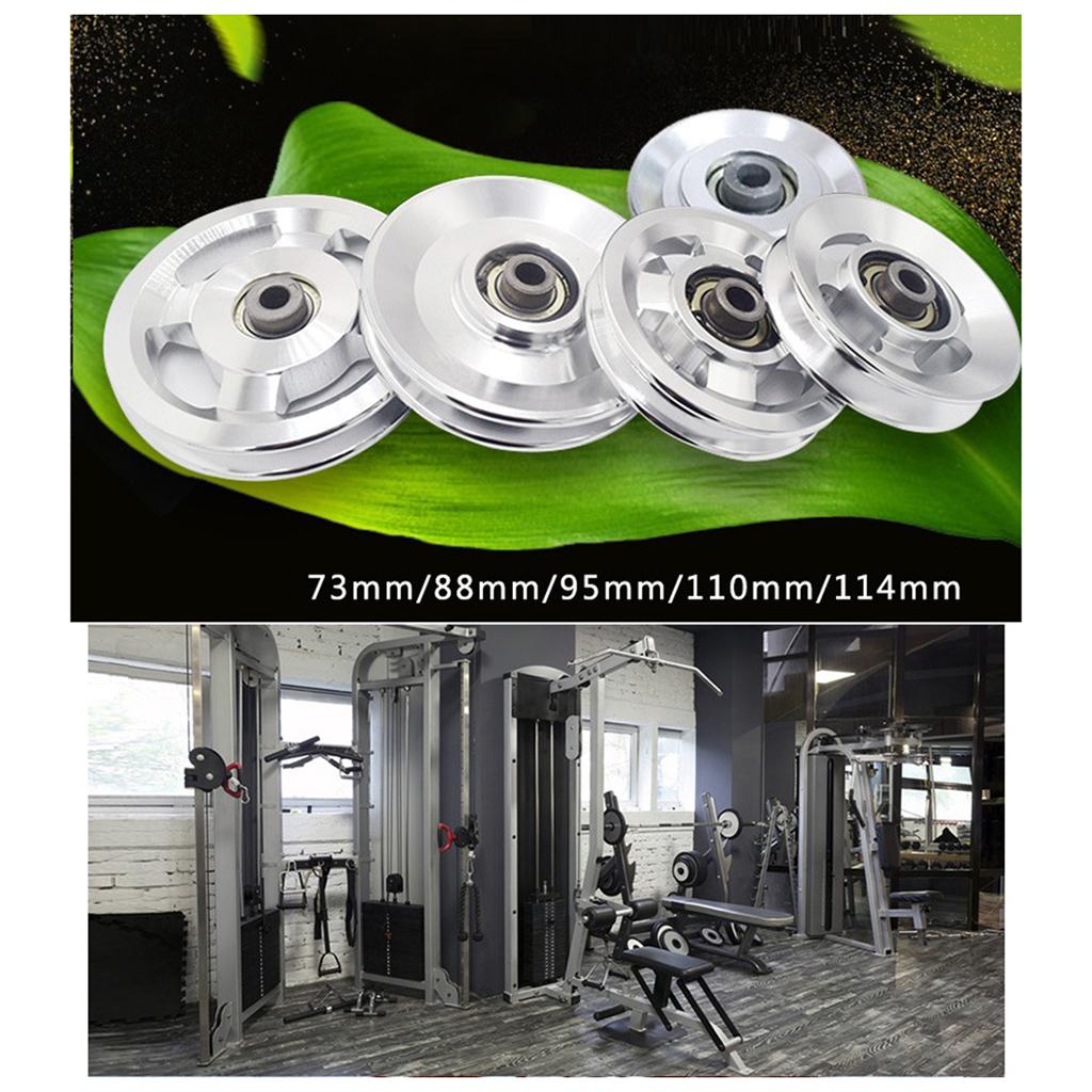 بكرة ألومنيوم بعجلة مقاومة للت - مراجعة Home Gym Diy Pulley System وسعره
