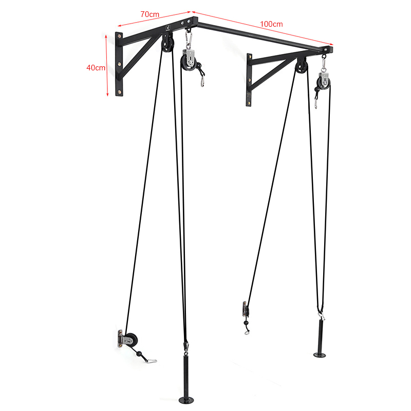 شنت الجدار لتقوم بها بنفسك الل - مراجعة Home Gym Diy Pulley System وسعره