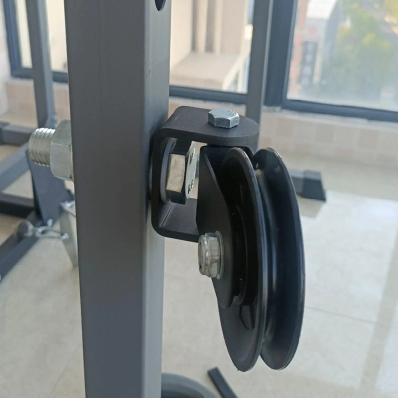 عجلة بكرة جهاز تمارين رياضية ب - مراجعة Home Gym Diy Pulley System وسعره