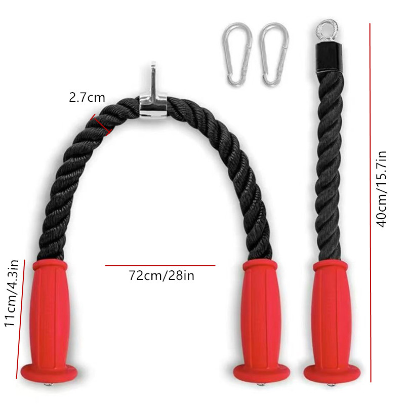 حبل تمارين الترايسيبس المريح و - مراجعة Home Gym Cable وسعره