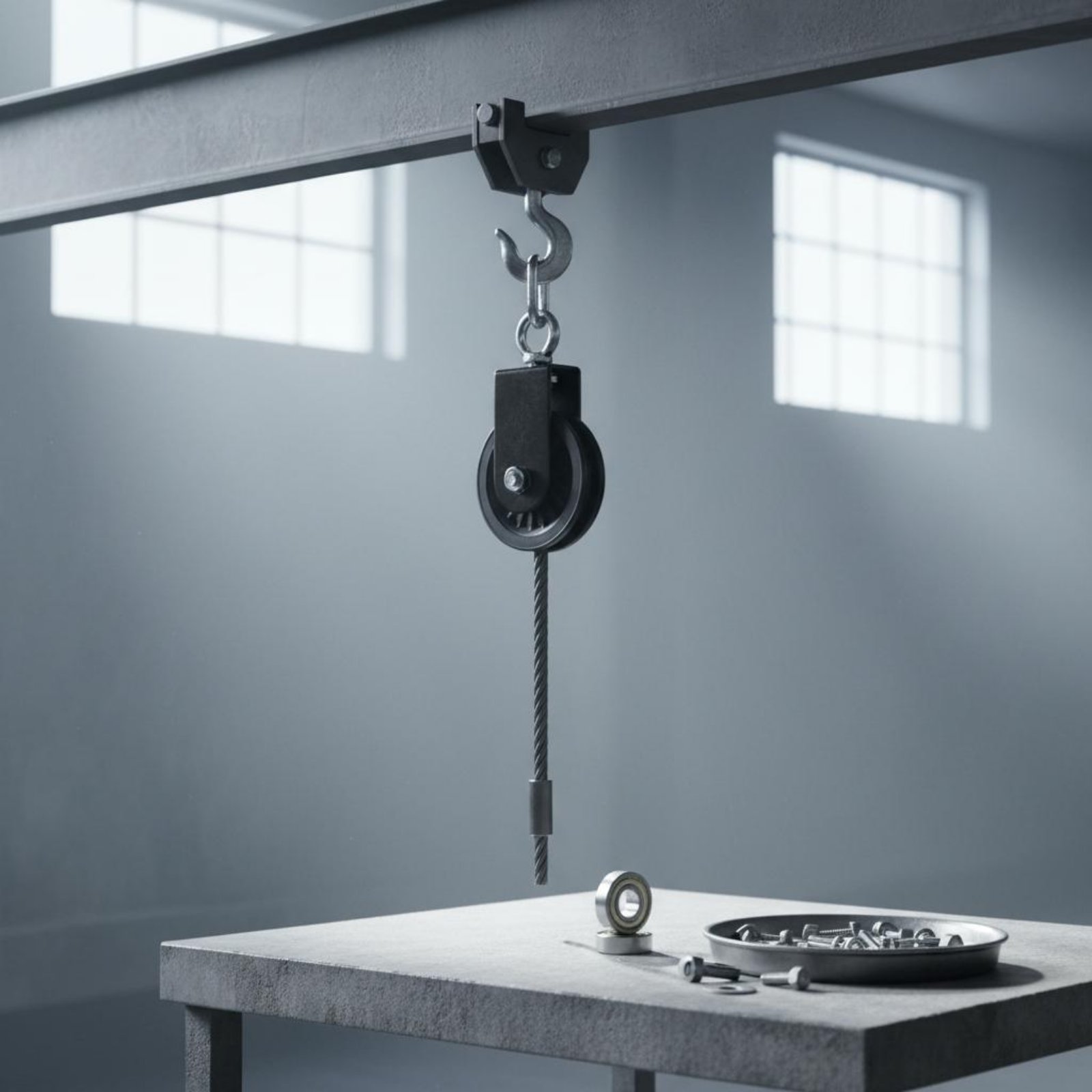 حامل بكرة لياقة بدنية صامت وثا - مراجعة Home Gym Cable وسعره
