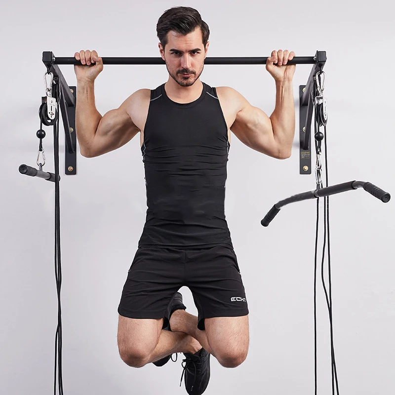 نظام كابل بكرة اللياقة البدنية - مراجعة Home Gym Diy Pulley System وسعره