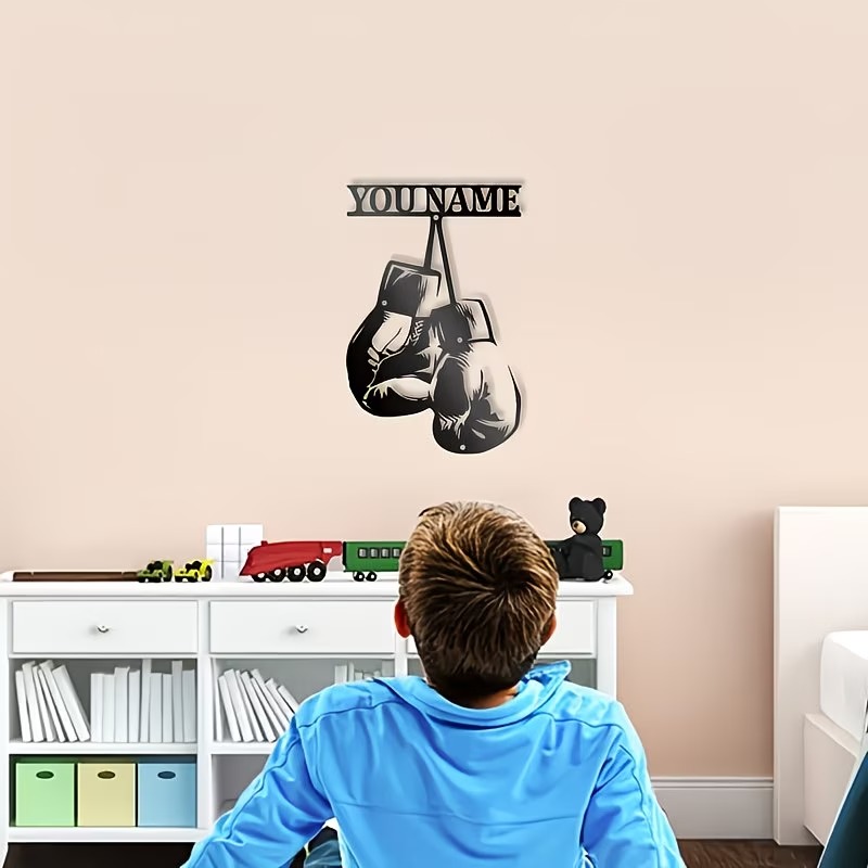 لوحة جدارية معدنية مخصصة لقفاز - مراجعة Home Gym Names وسعره