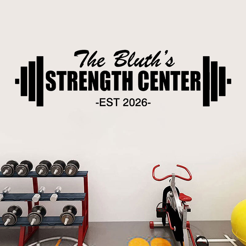 ملصق مخصص لصالة الألعاب الرياض - مراجعة Home Gym Names وسعره