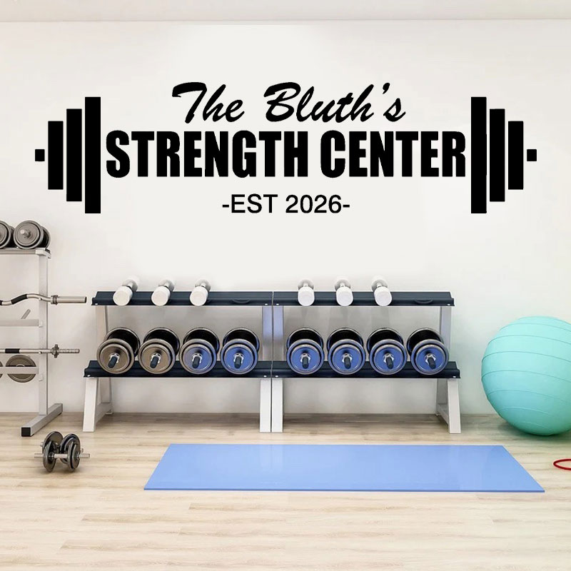 ملصق مخصص لصالة الألعاب الرياض - مراجعة Home Gym Names وسعره
