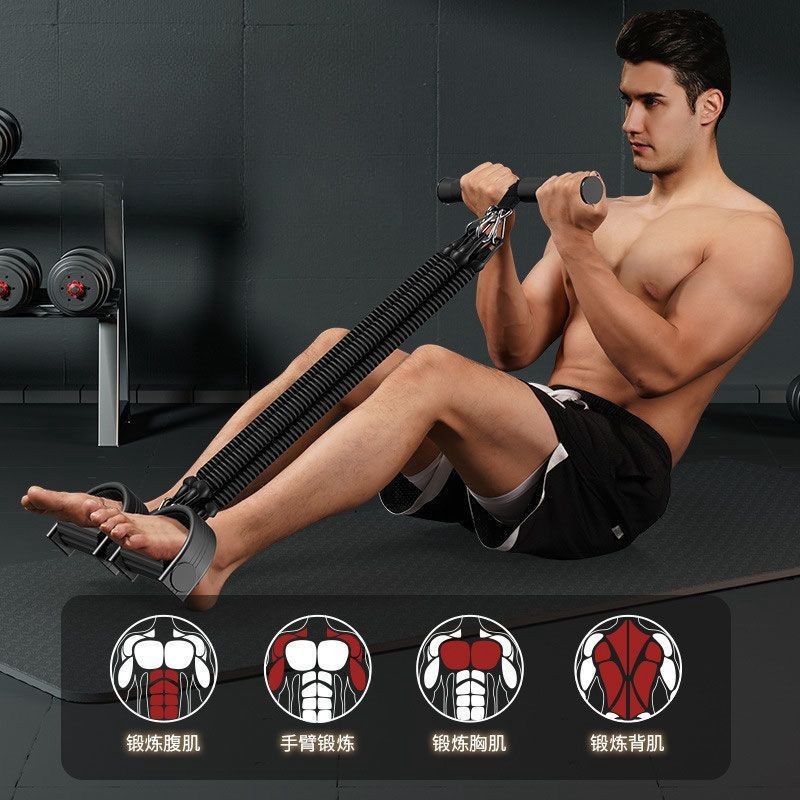 Pedal Tension Rope Abdominal S - مراجعة Home Gym Resistance Machine وسعره