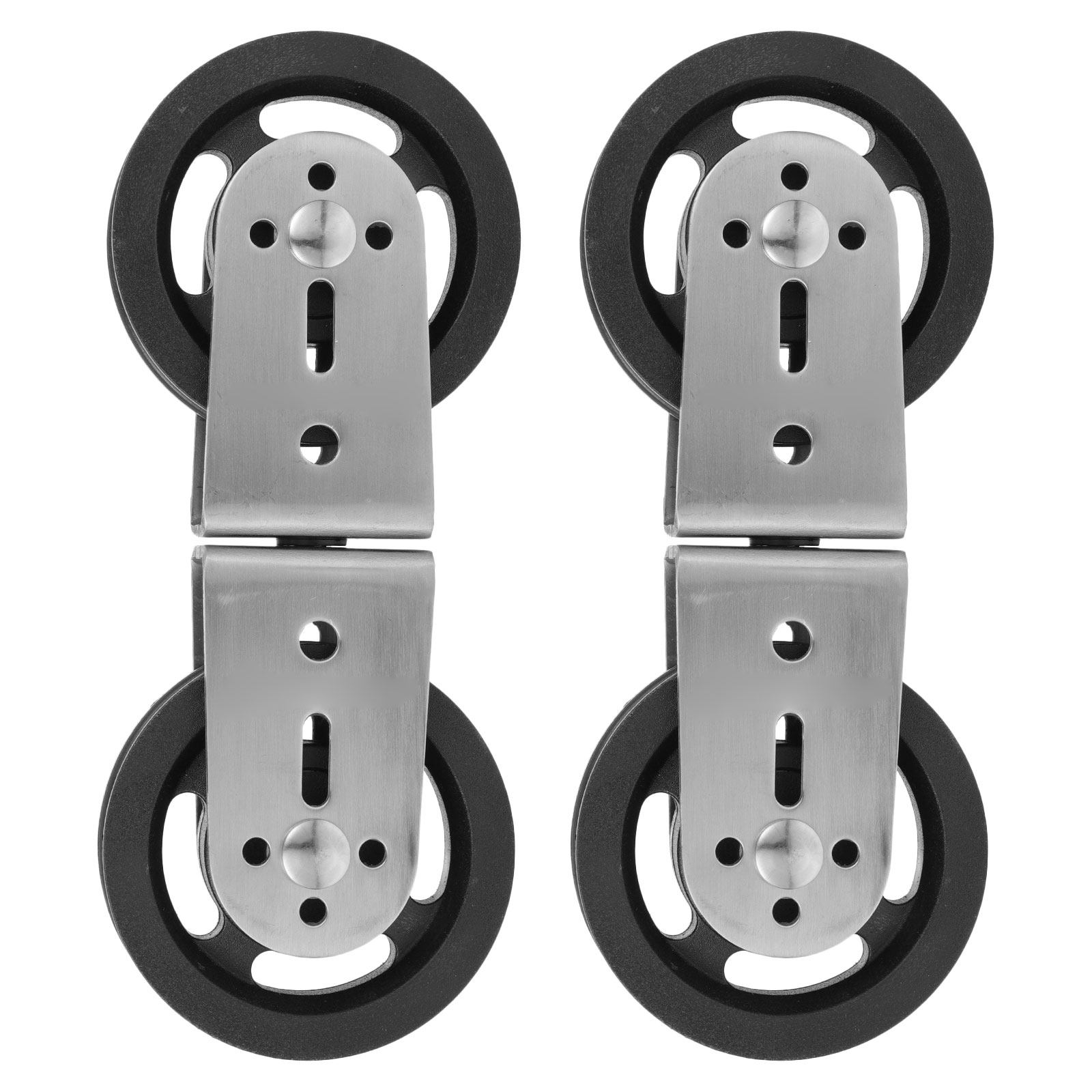 قطعتان من عجلات البكرة المزدوج - مراجعة Home Gym Diy Pulley System وسعره