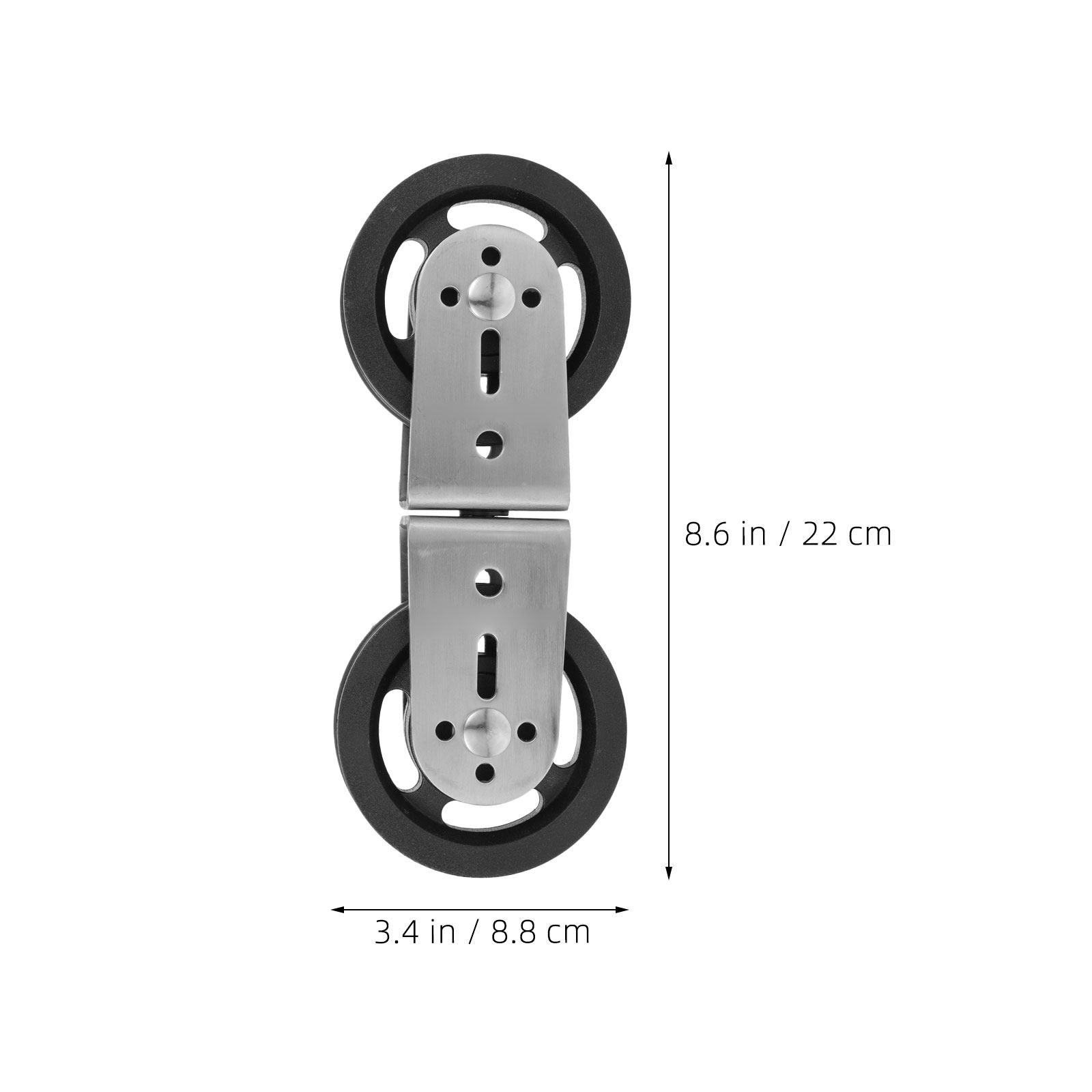 قطعتان من عجلات البكرة المزدوج - مراجعة Home Gym Diy Pulley System وسعره