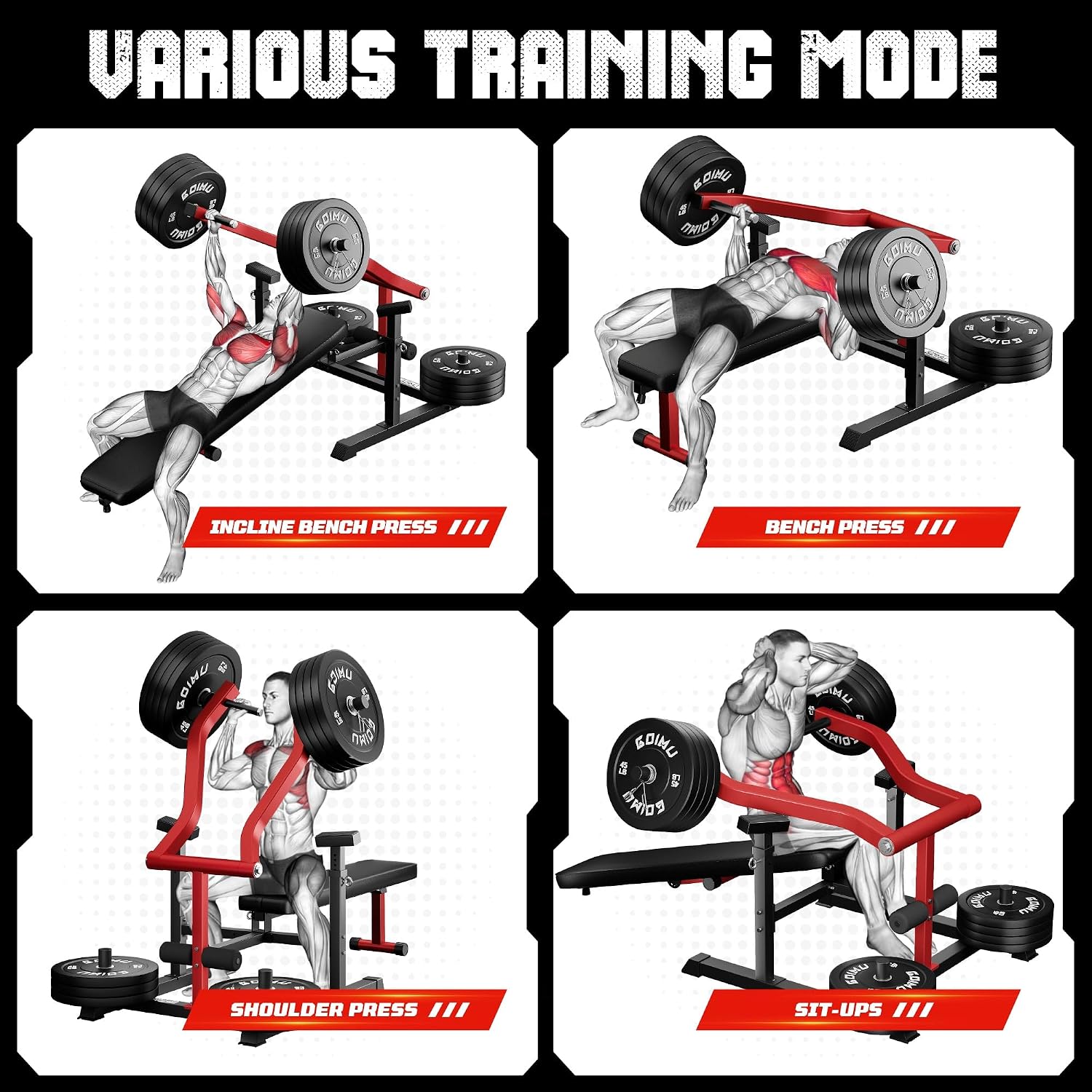 جهاز ضغط الصدر بأذرع متقاربة،  - مراجعة Home Gym Custom وسعره