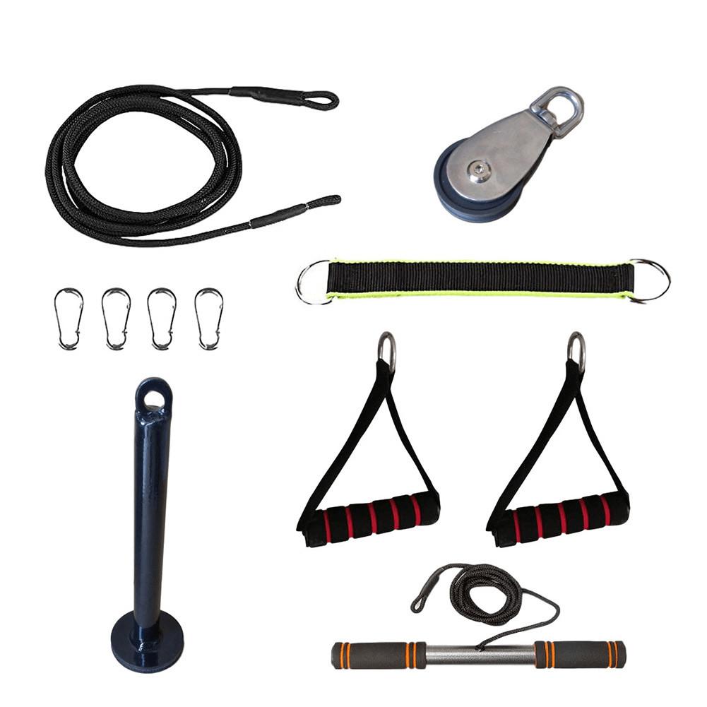 نظام كابل بكرة اللياقة البدنية - مراجعة Home Gym Diy Pulley System وسعره