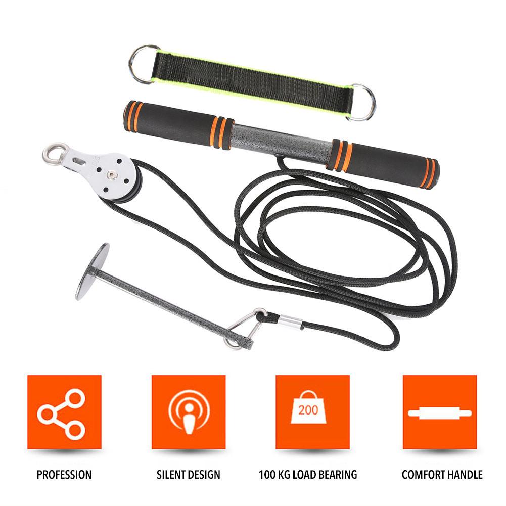 نظام كابل بكرة اللياقة البدنية - مراجعة Home Gym Diy Pulley System وسعره