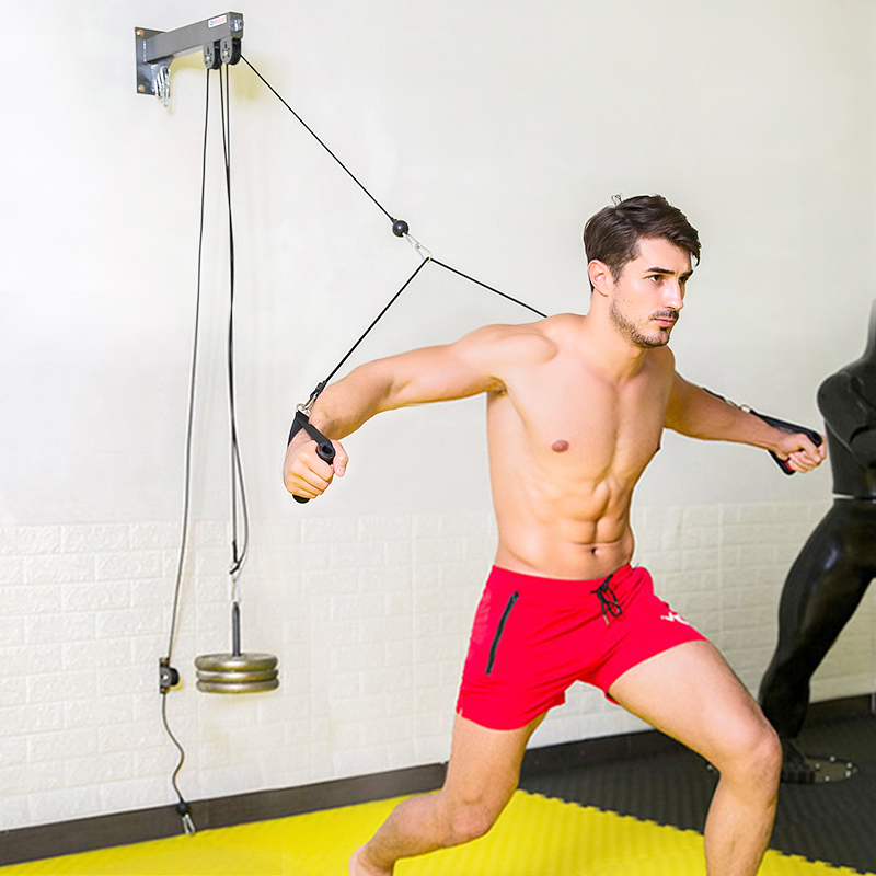 نظام بكرات عالمي يمكنك تركيبه  - مراجعة Home Gym Diy Pulley System وسعره
