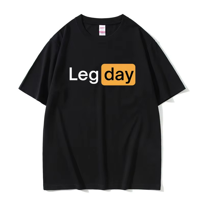 تي شيرت رجالي بتصميم إبداعي مض - مراجعة Home Gym Leg Day وسعره