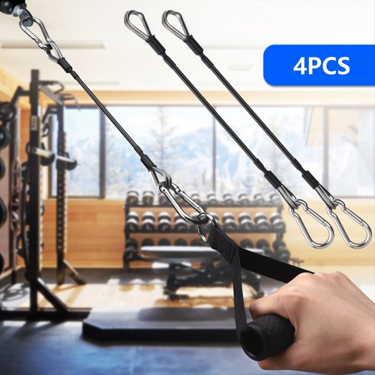 وصلات كابلات رياضية ABPF، 4 قط - مراجعة Home Gym Cable وسعره