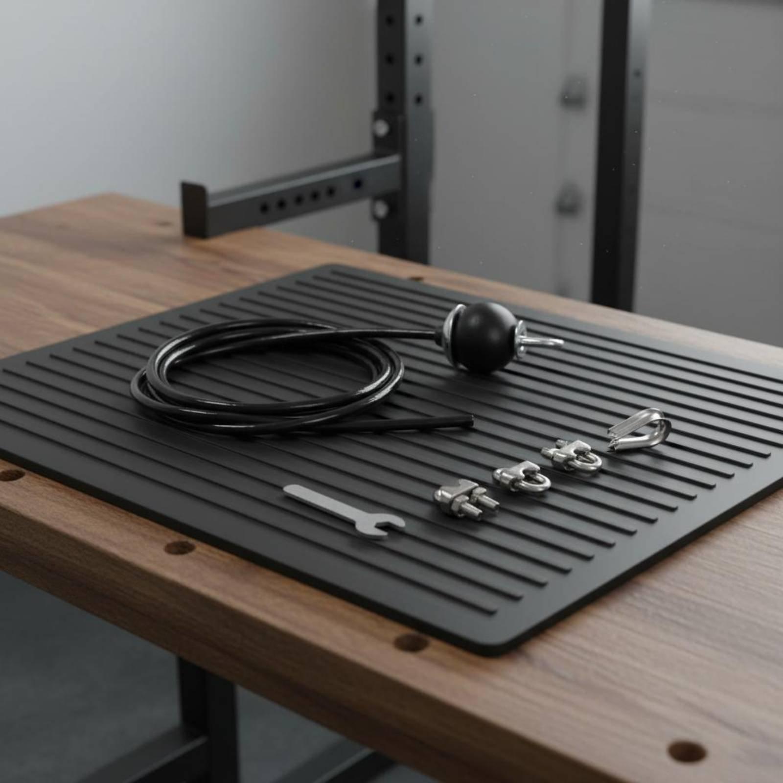 كابل بكرة قابل للتعديل من الفو - مراجعة Home Gym Cable وسعره