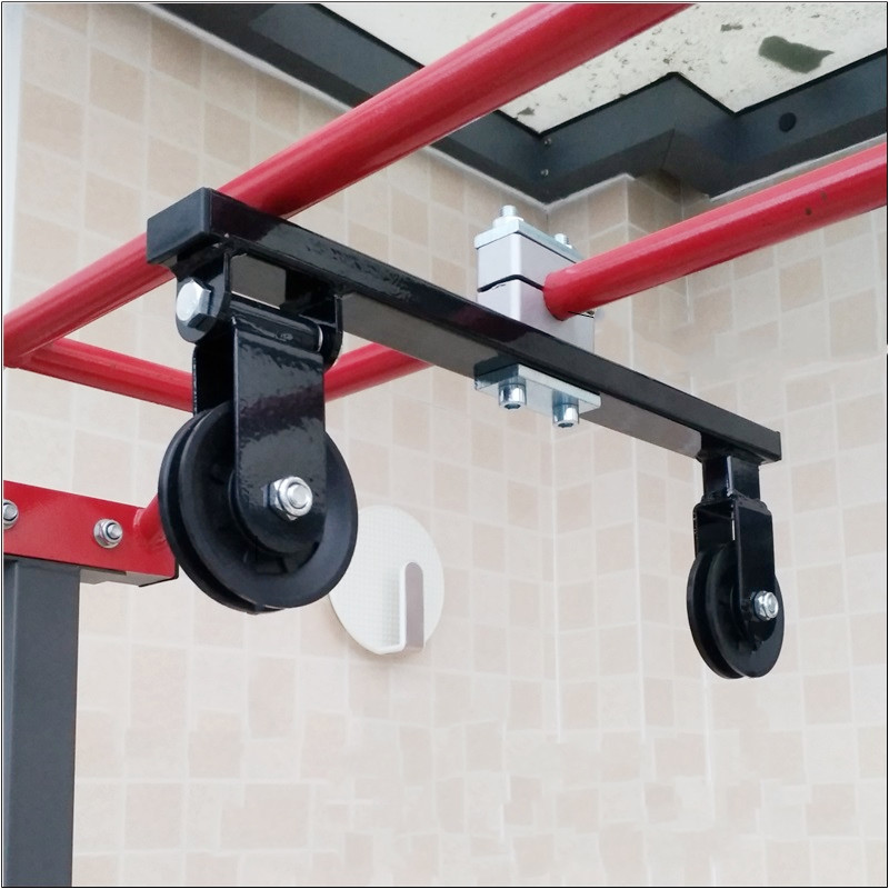 مجموعة بكرات الجيم المنزلية -  - مراجعة Home Gym Diy Pulley System وسعره