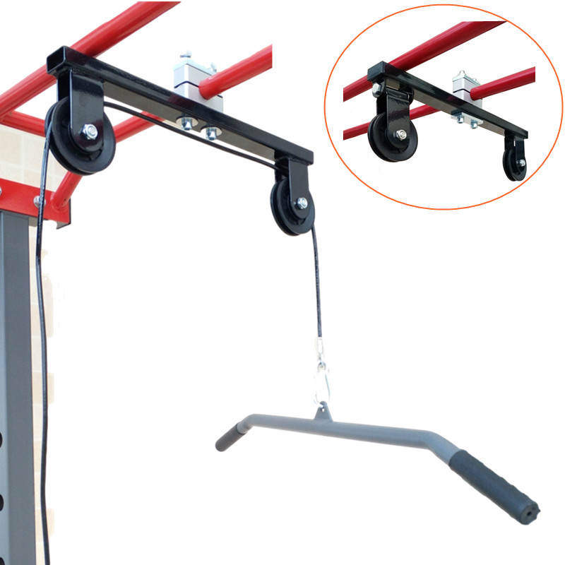 مجموعة بكرات الجيم المنزلية -  - مراجعة Home Gym Diy Pulley System وسعره